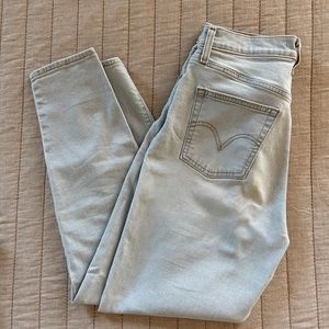 Levi’s high waisted taper jeans